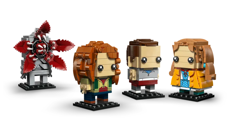 Eleven, Max, Demogorgon and Holly Figures