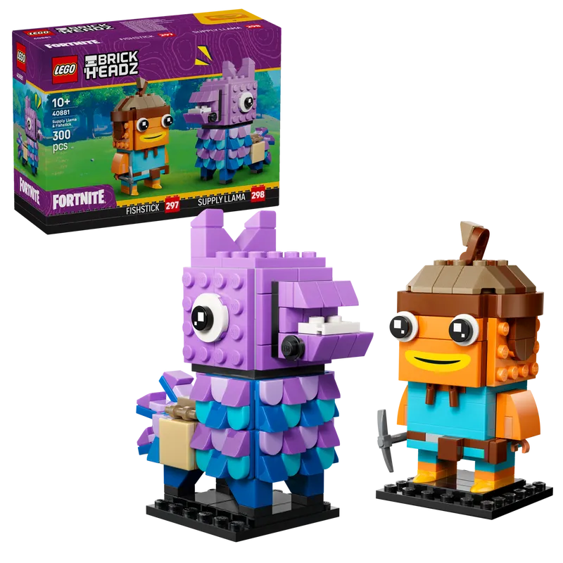 Supply Llama &amp; Fishstick Figures