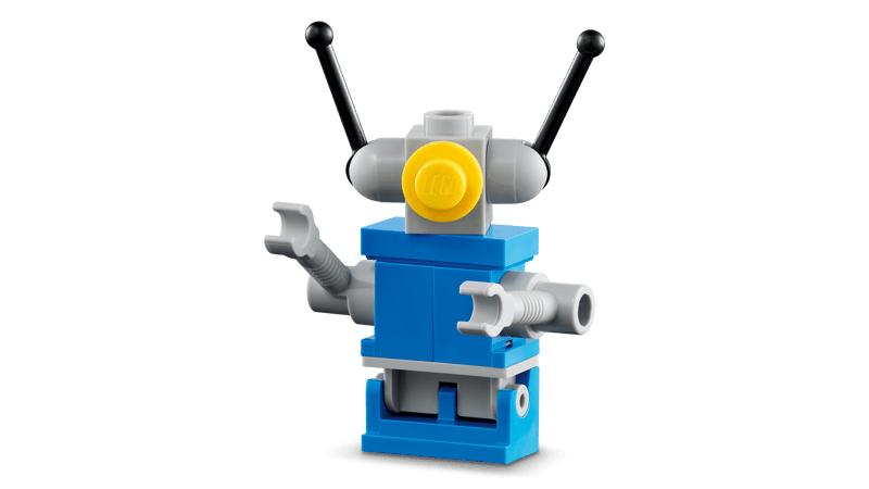 Up-Scaled Blue Astronaut Minifigure