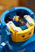Up-Scaled Blue Astronaut Minifigure