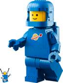 Up-Scaled Blue Astronaut Minifigure