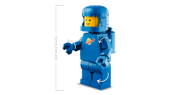 Up-Scaled Blue Astronaut Minifigure