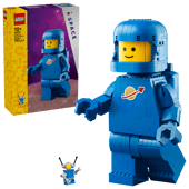Up-Scaled Blue Astronaut Minifigure