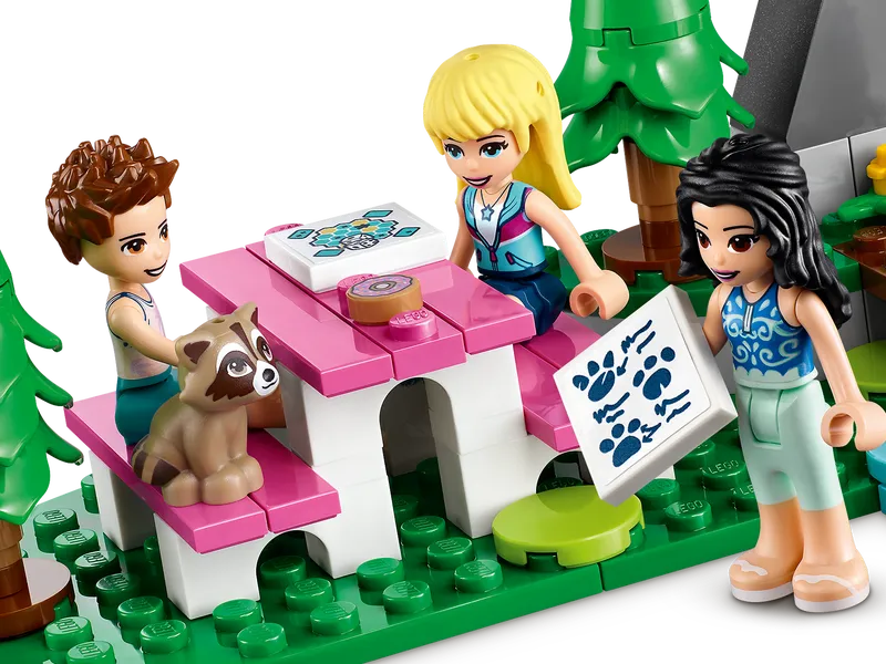 Forest Camper Van and Sailboat