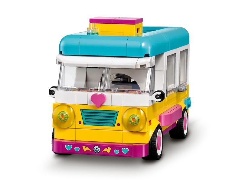 Forest Camper Van and Sailboat