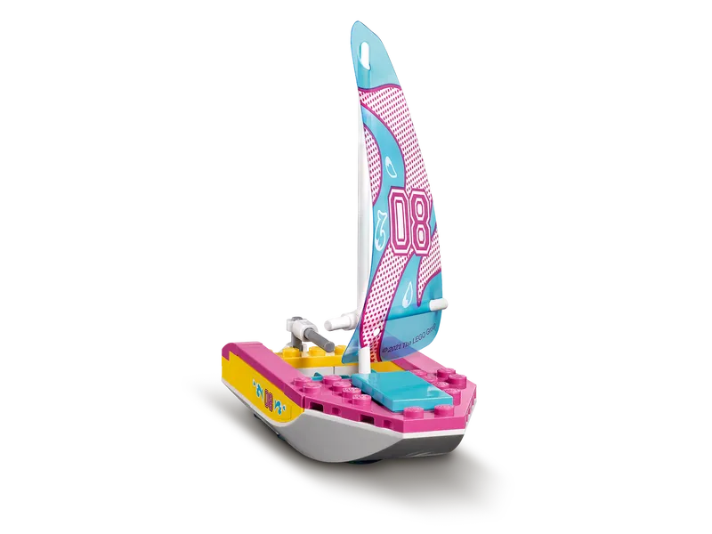 Forest Camper Van and Sailboat