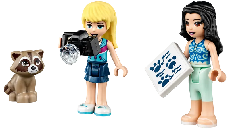 Forest Camper Van and Sailboat