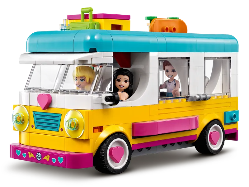 Forest Camper Van and Sailboat