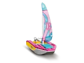 Forest Camper Van and Sailboat