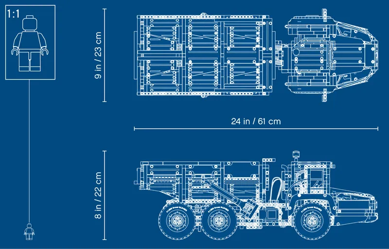 6x6 Volvo Articulated Hauler