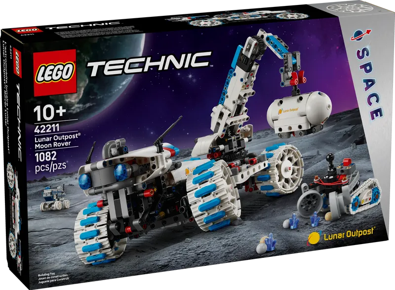 Lunar Outpost Moon Rover Space Vehicle