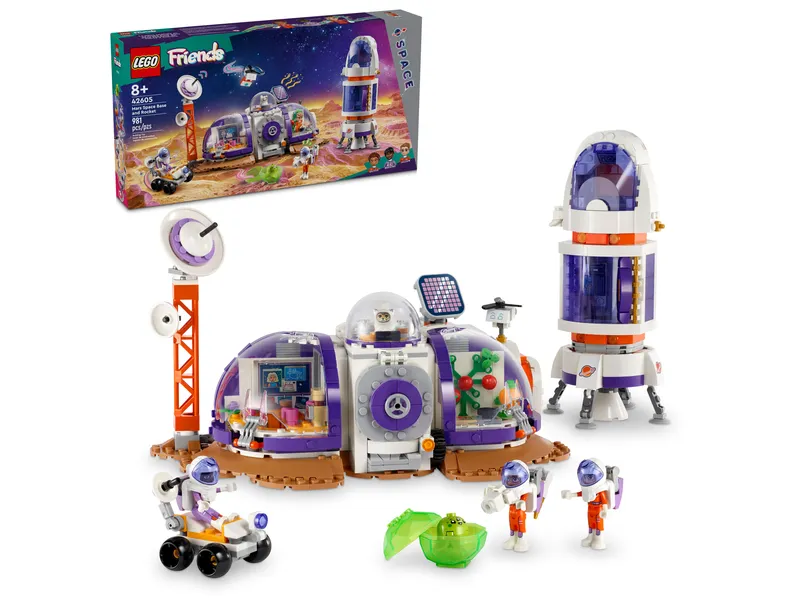 Mars Space Base and Rocket Mars Space Base and Rocket