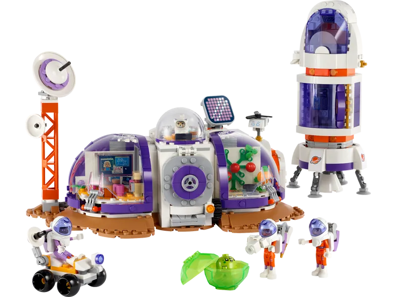 Mars Space Base and Rocket Mars Space Base and Rocket
