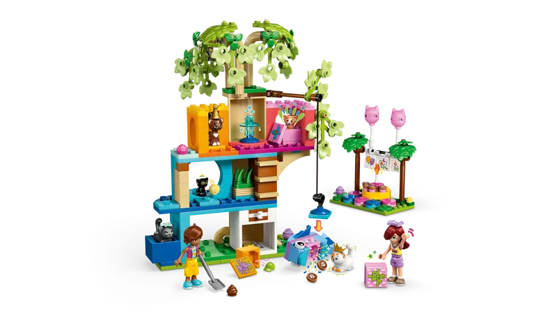 Cat Birthday Party & Tree House