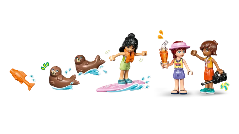 Beach House with Seals