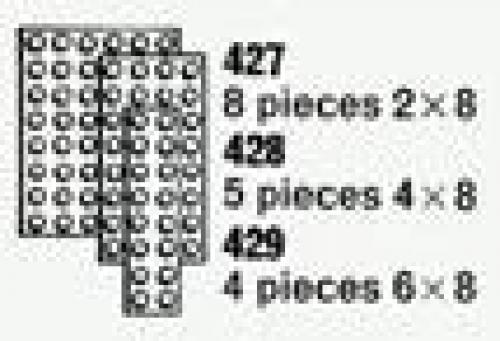 8 Plates 2 x 8 (The Building Toy)