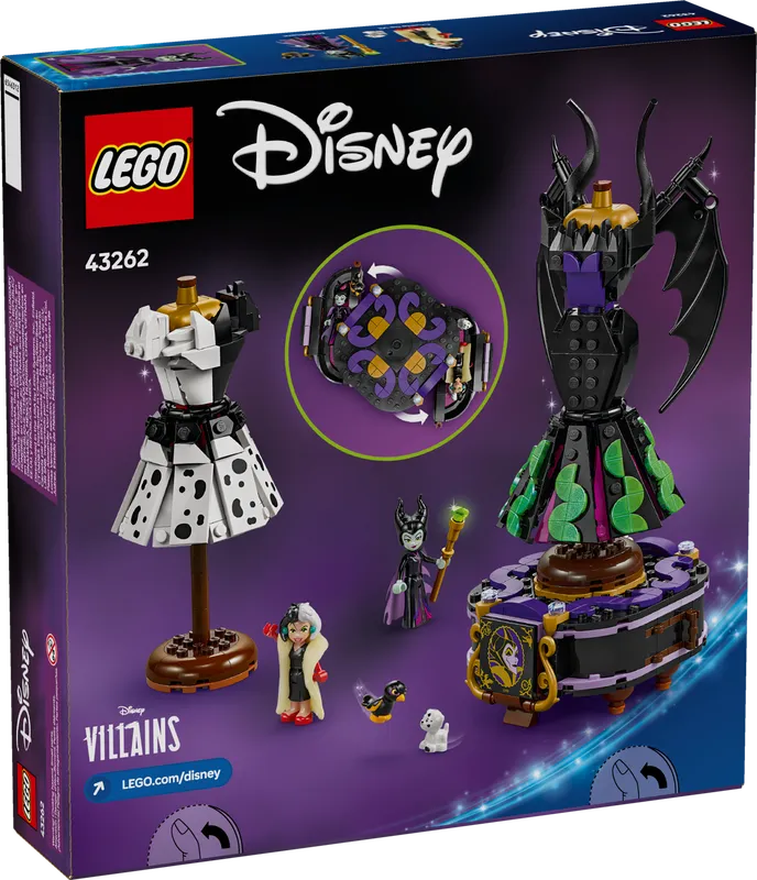 Maleficent's and Cruella de Vil's Dresses