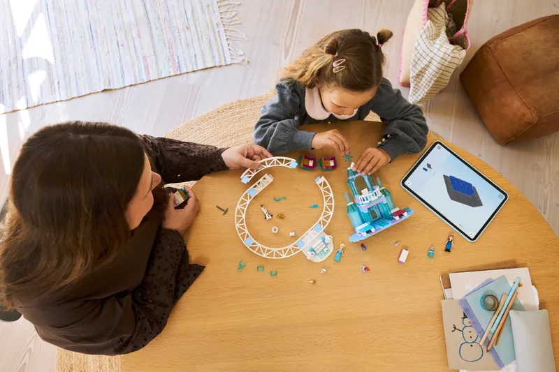 Elsa's Ice Castle &amp; Snow Ride Adventure