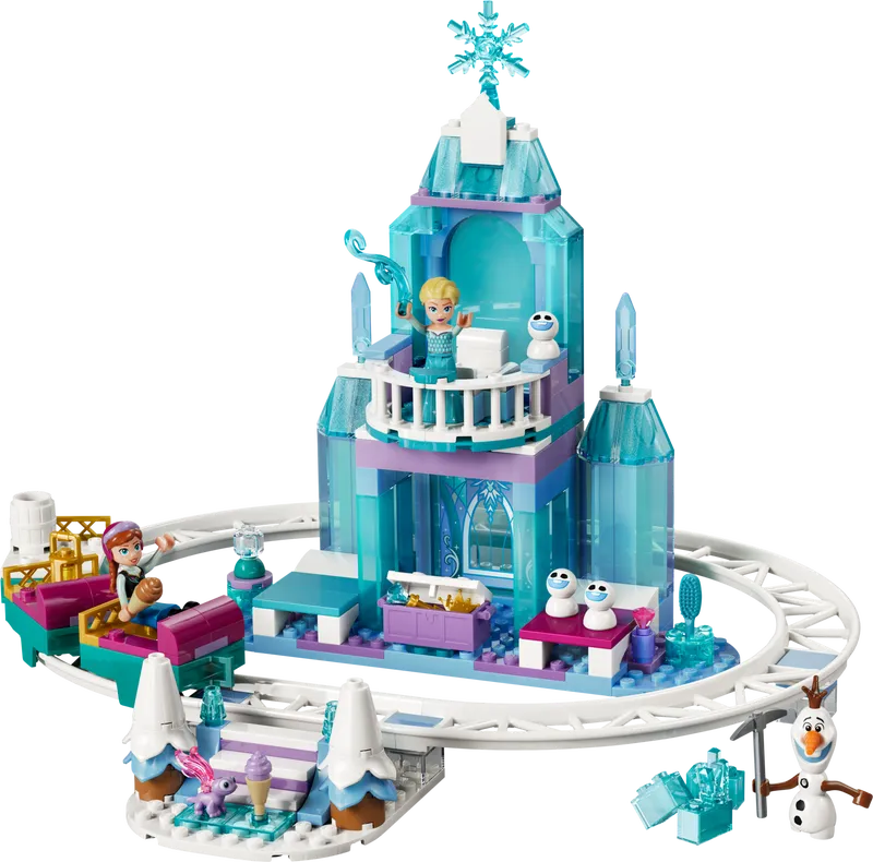 Elsa's Ice Castle &amp; Snow Ride Adventure