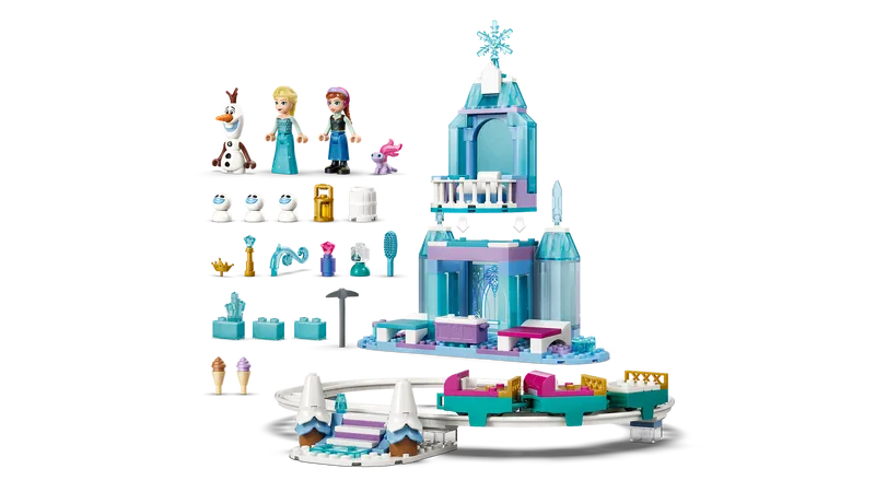 Elsa's Ice Castle &amp; Snow Ride Adventure