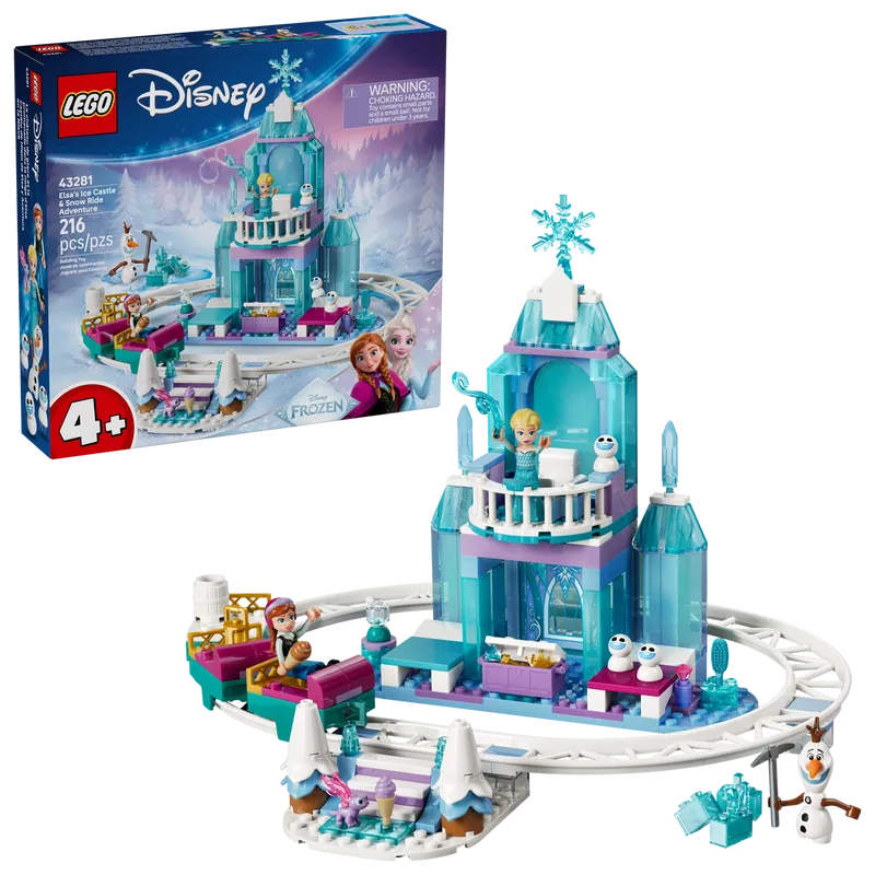 Elsa's Ice Castle &amp; Snow Ride Adventure