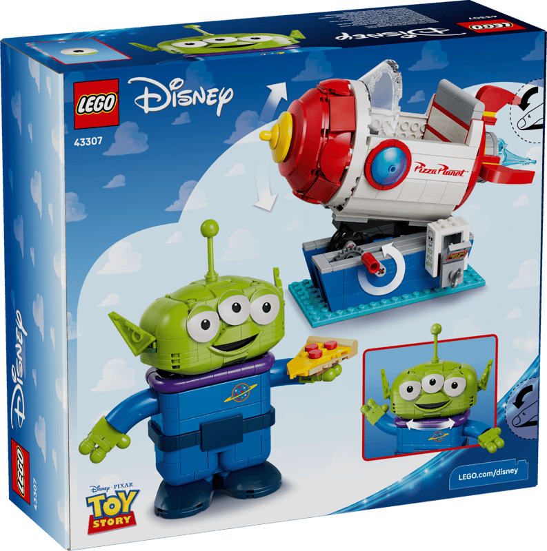 Alien with Pizza Planet Rocket Ride