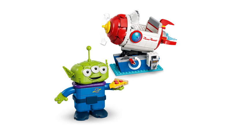 Alien with Pizza Planet Rocket Ride