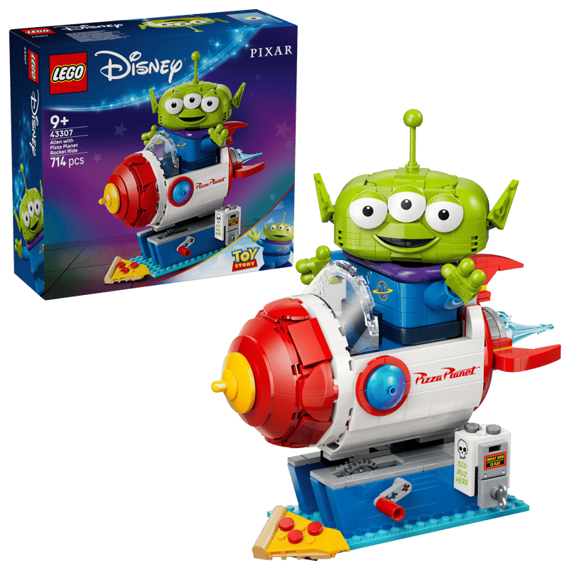 Alien with Pizza Planet Rocket Ride