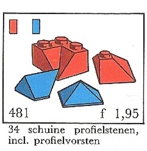 Slopes Regular, Double, Angle, Valley and Corner, Red (System)