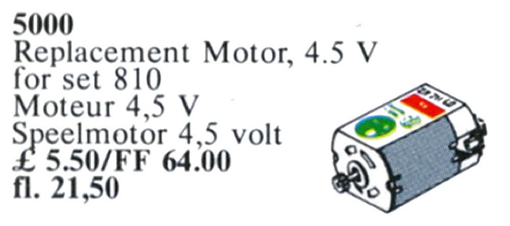 Replacement 4.5V Motor