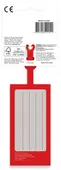 Red Brick Luggage Tag