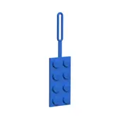 Blue Brick Luggage Tag