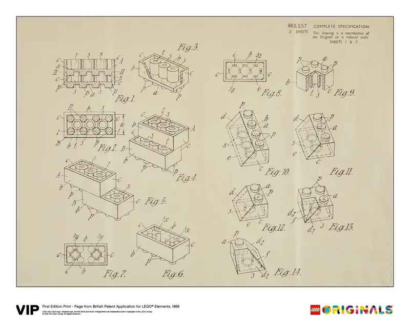 1st Edition Print British Patent, 1968 1st Edition Print British Patent, 1968