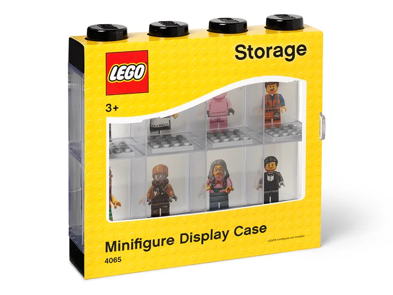 Minifigure Display Case 8 (Black) Minifigure Display Case 8 (Black)
