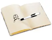 Notebook with 1 Pen: Minifigure