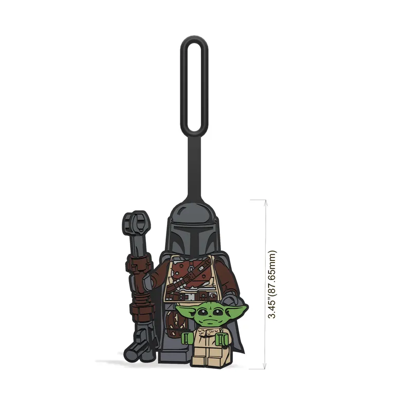 The Mandalorian with The Child Bag Tag The Mandalorian with The Child Bag Tag