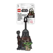 The Mandalorian with The Child Bag Tag