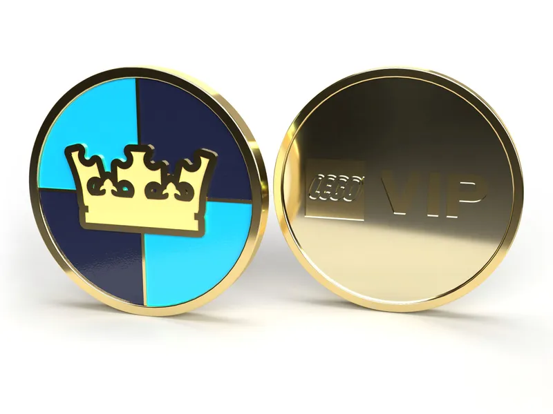 Castle Logo Collectible Coin Castle Logo Collectible Coin