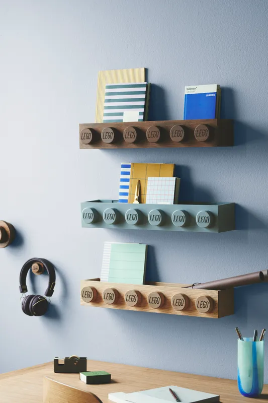 Wooden Book Rack (Dark Oak)