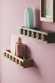 Wooden Book Rack (Dark Oak)