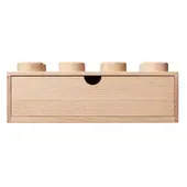 Wooden Desk Drawer 2 x 4 (Light Oak)