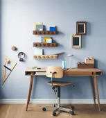 Wooden Desk Drawer 2 x 4 (Light Oak)