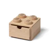 Wooden Desk Drawer 2 x 2 (Light Oak)