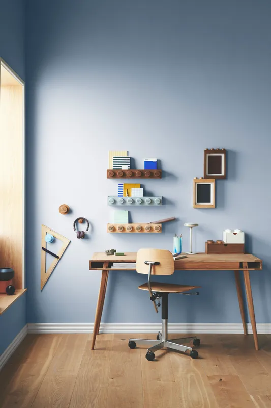 Wooden Wall Hanger Set (Light Oak)