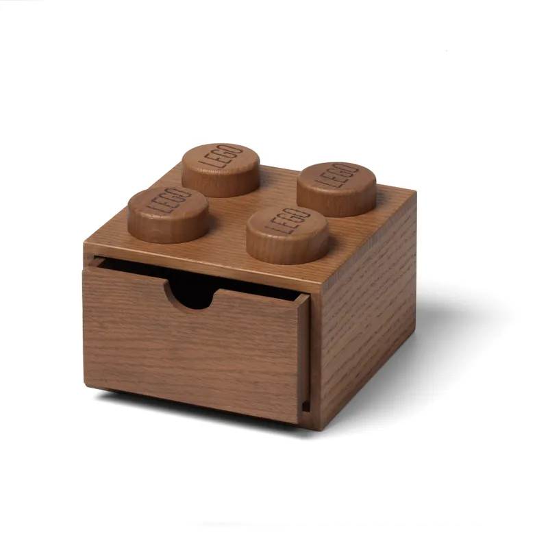 Wooden Desk Drawer 2 x 2 (Dark Oak) Wooden Desk Drawer 2 x 2 (Dark Oak)