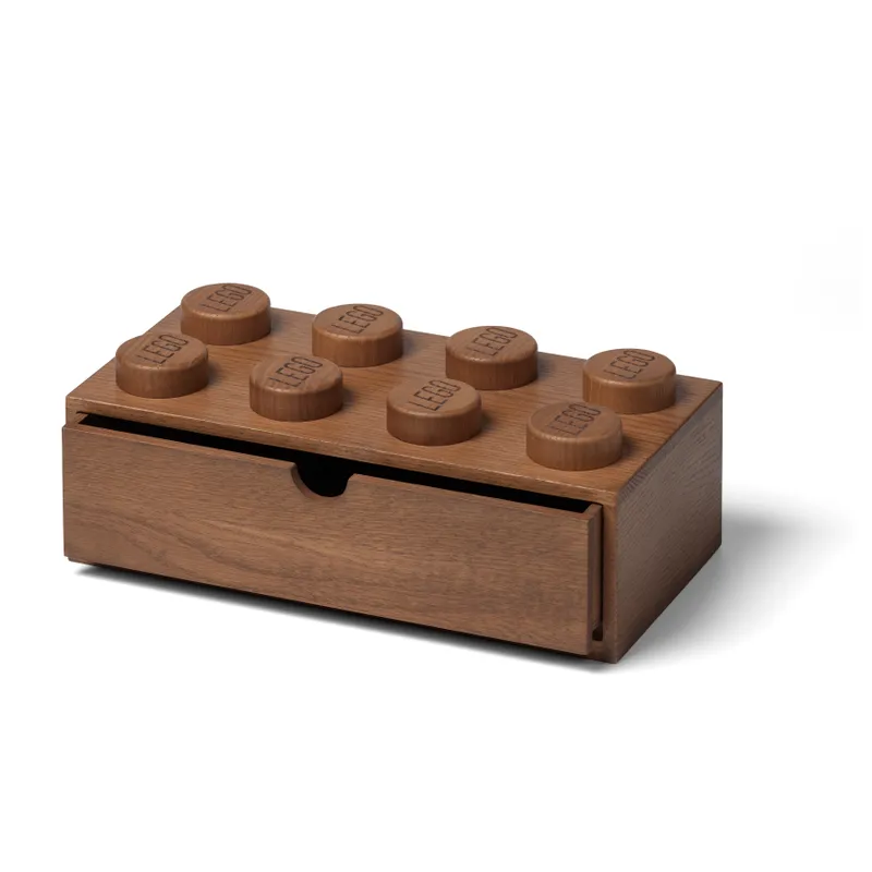Wooden Desk Drawer 2 x 4 (Dark Oak) Wooden Desk Drawer 2 x 4 (Dark Oak)