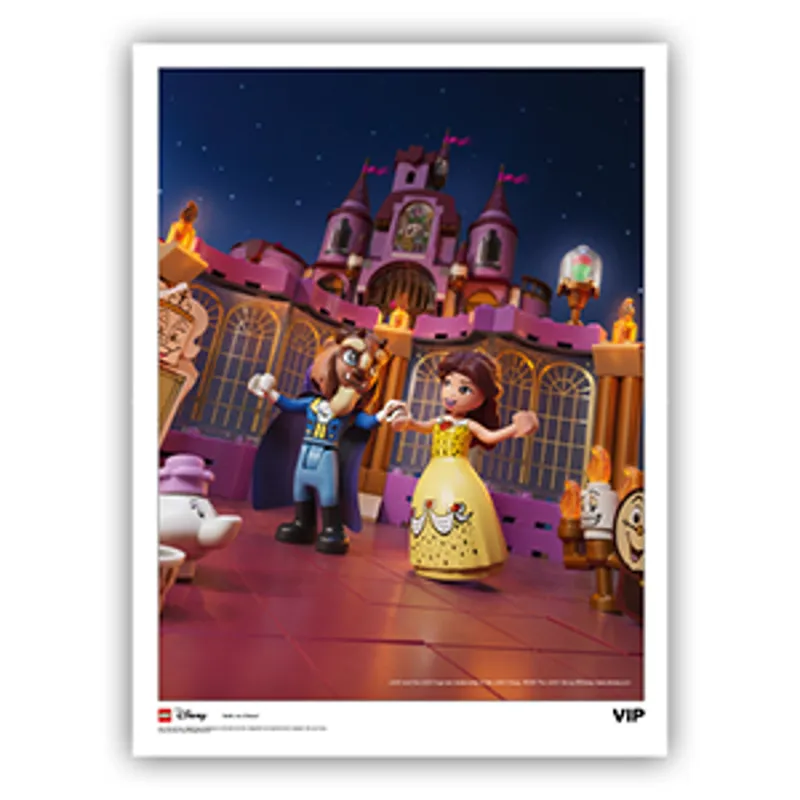 Belle & Beast Art Print Belle & Beast Art Print