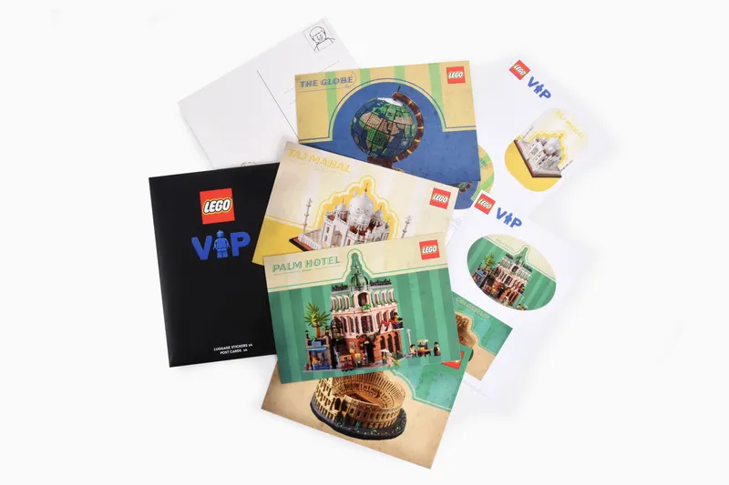 Travel Postcard and Sticker Set Travel Postcard and Sticker Set