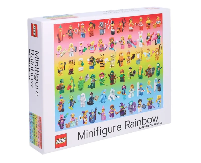 Minifigure Rainbow Puzzle Minifigure Rainbow Puzzle