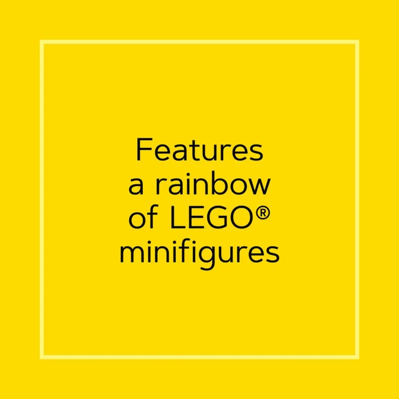 Minifigure Rainbow Puzzle Minifigure Rainbow Puzzle